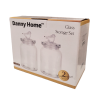 Stiklo indeliai 2 vnt. su dangteliu 980ml DANNY HOME sd-021